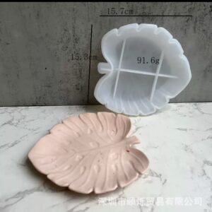 Gypsum leaf tray silicone mold