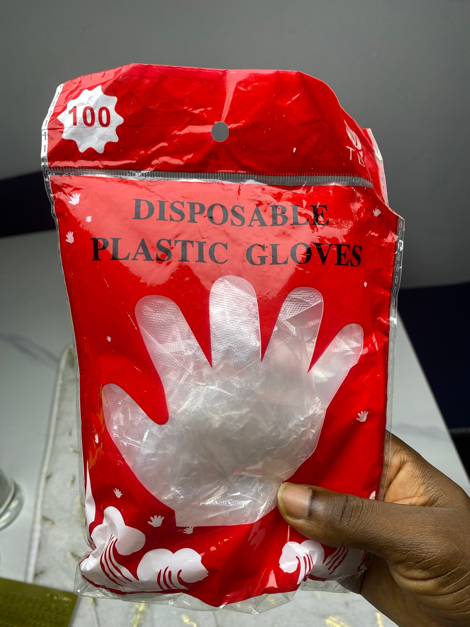 Disposable gloves