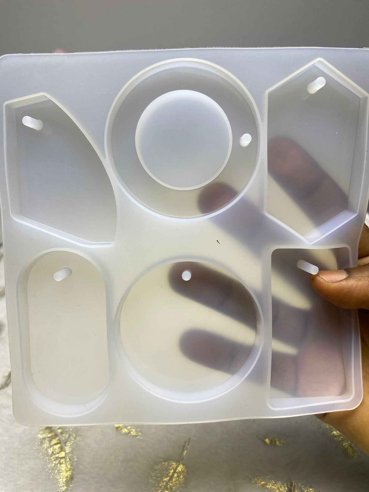 Resin Keychain mold (silicone)