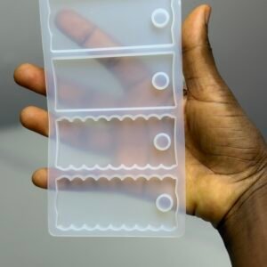 Keychain mold rectangular