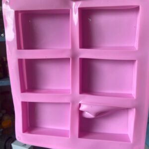 6-Cavity Silicone Soap Mold