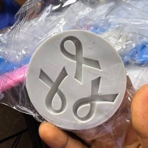 Breast cancer awareness ribbon mold