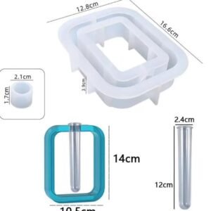 Gypsum vase mold with 1 tube