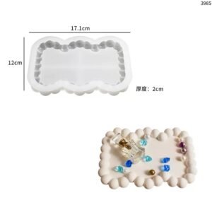 Coaster mold (bubble edges)