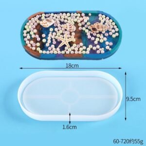 Coaster Oval (gypsum)