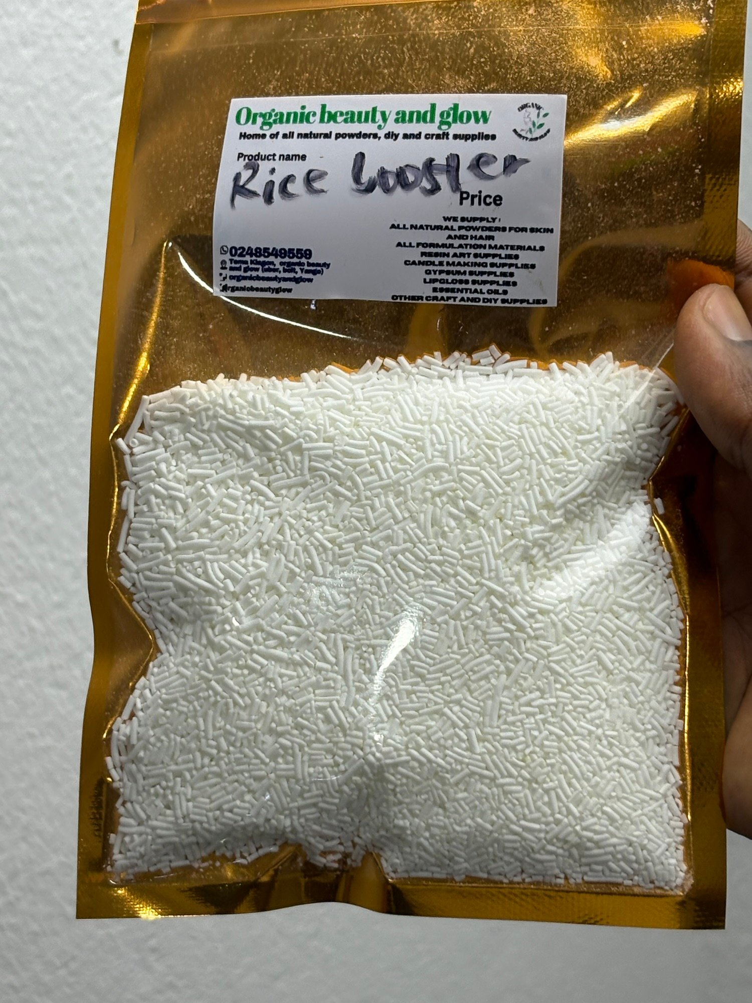 Soduim Lauryl Sulfate (SLS) rice booster -50grams