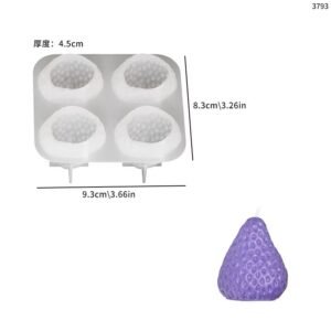 Candle mold (strawberry)