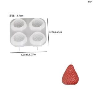 Candle mold (strawberry)