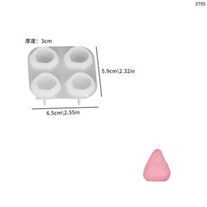 Candle mold (strawberry)