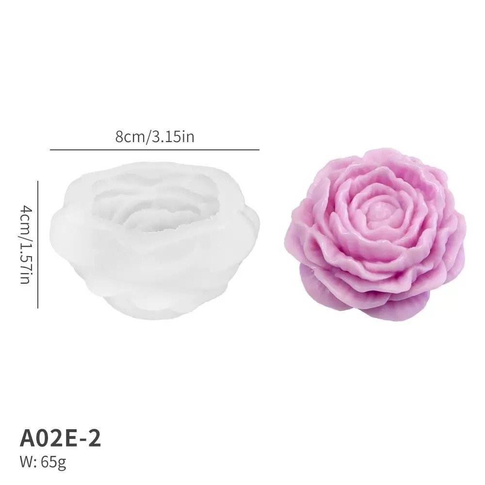 Rose Candle Mold