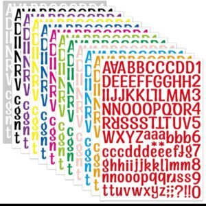 Alphabet Sticker (for customizing resin book)