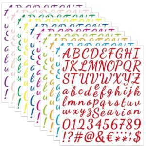 Alphabet Sticker (for resin customization )