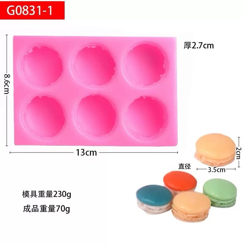 Macaroon mold (candle topping and pastries use) - Image 2