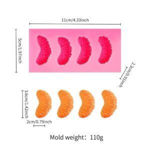 Tangerine Candle toppings/accessory mold