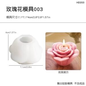 Rose Candle Mold