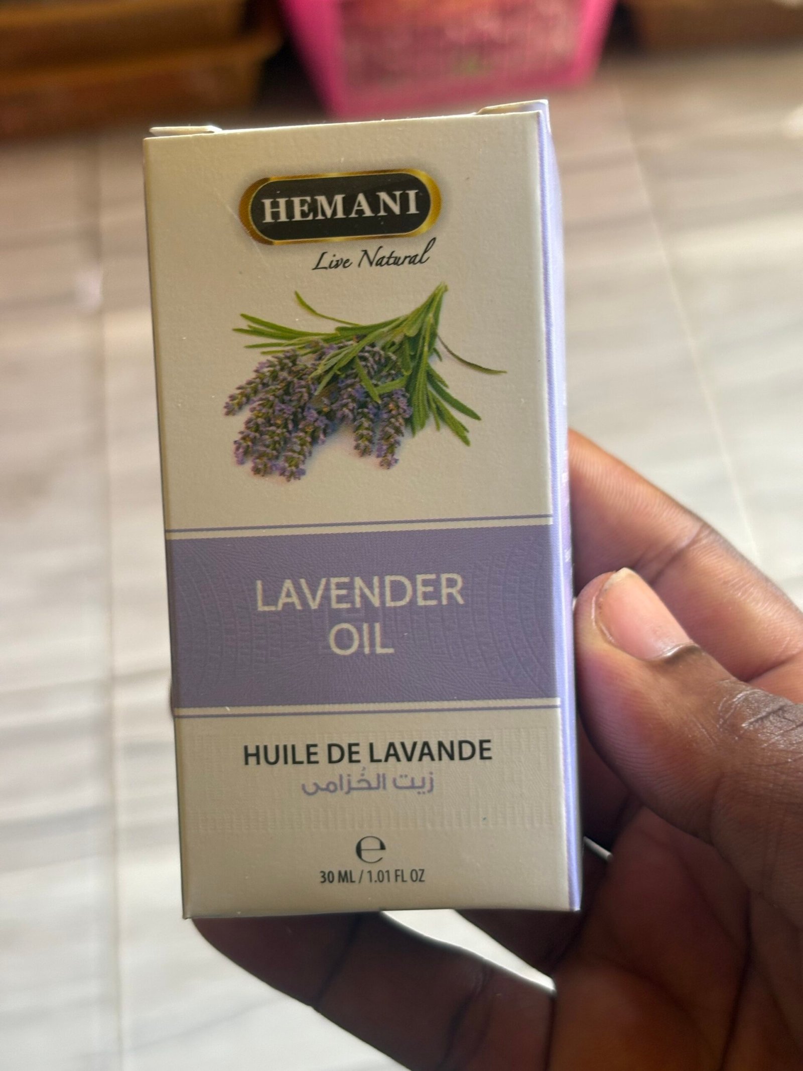 Lavender essential oil (hemani)- 30 mls